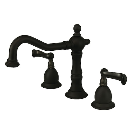 KS1975FL 8 Widespread Bathroom Faucet, Oil Rubbed Bronze